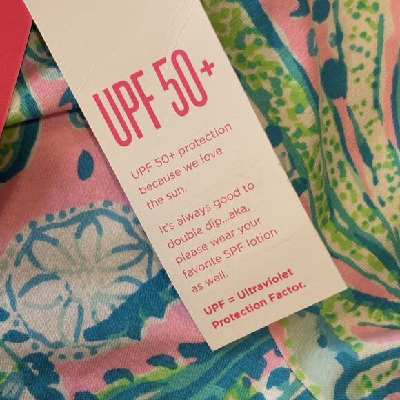 Lilly Pulitzer NEW UPF 50 Mini Sophie Ruffle Dress Large 10-12 MANDEVILLA BABY - Picture 10 of 10